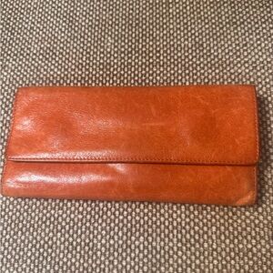 HOBO trifold Continental leather wallet